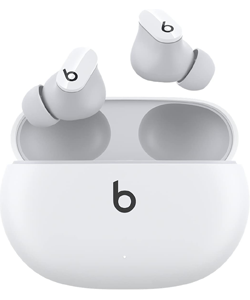 New Beats Studio Buds. Auriculares inalámbricos con cancelación de ruido. Compatible con Apple y Android, micrófono integrado, clasificación IPX4, auriculares resistentes al sudor, auriculares Bluetooth clase 1, color blanco